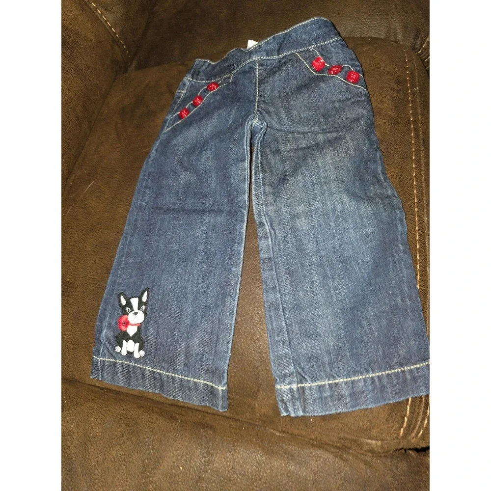 Gymboree poppy‎ friends i love daddy top outlet and jean capris 2t